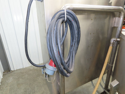 Full Jacket Steam Kettle 15 Gallon Lightnin Mixing Tank Additive Pump Flow Meter
