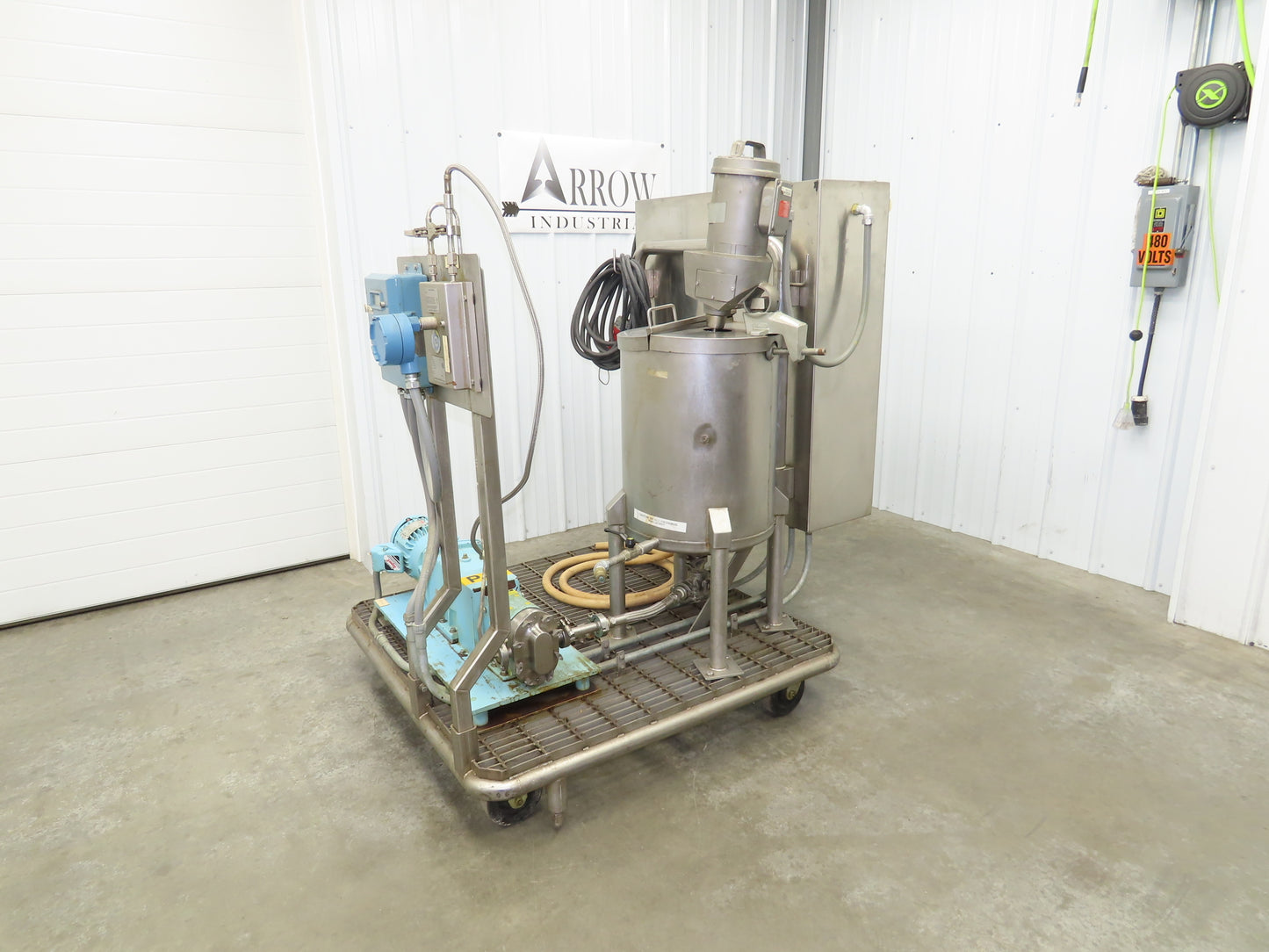 Full Jacket Steam Kettle 15 Gallon Lightnin Mixing Tank Additive Pump Flow Meter