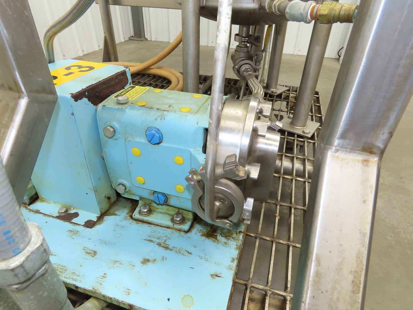 Full Jacket Steam Kettle 15 Gallon Lightnin Mixing Tank Additive Pump Flow Meter