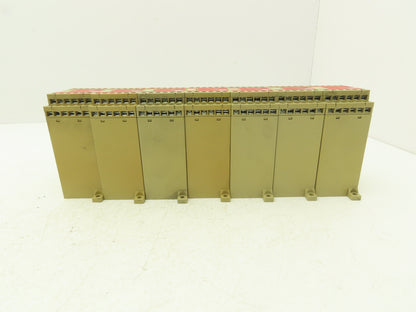Omron STI G9SA-501 Dual Channel Safety Relay Unit 24VAC/DC Lot of 7