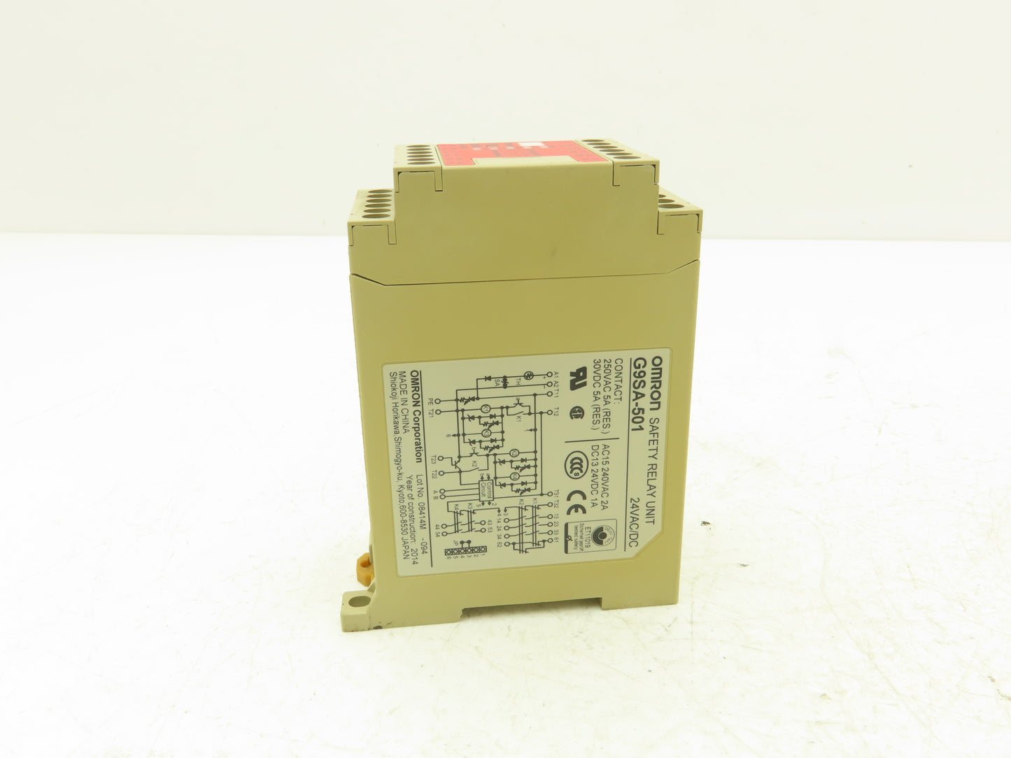 Omron STI G9SA-501 Dual Channel Safety Relay Unit 24VAC/DC Lot of 7