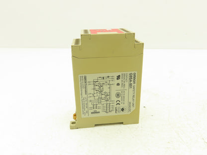 Omron STI G9SA-501 Dual Channel Safety Relay Unit 24VAC/DC Lot of 7