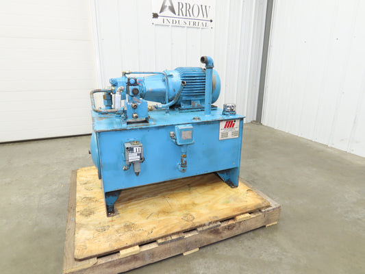 Vickers Hydraulic Power Unit 30 Gallon Tank 10GPM 3000PSI 10Hp 230/460V 3Ph