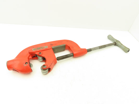 Ridgid 4-S Heavy Duty Pipe Cutter 2"-4" Capacity Accepts Extension for 2 Man Use