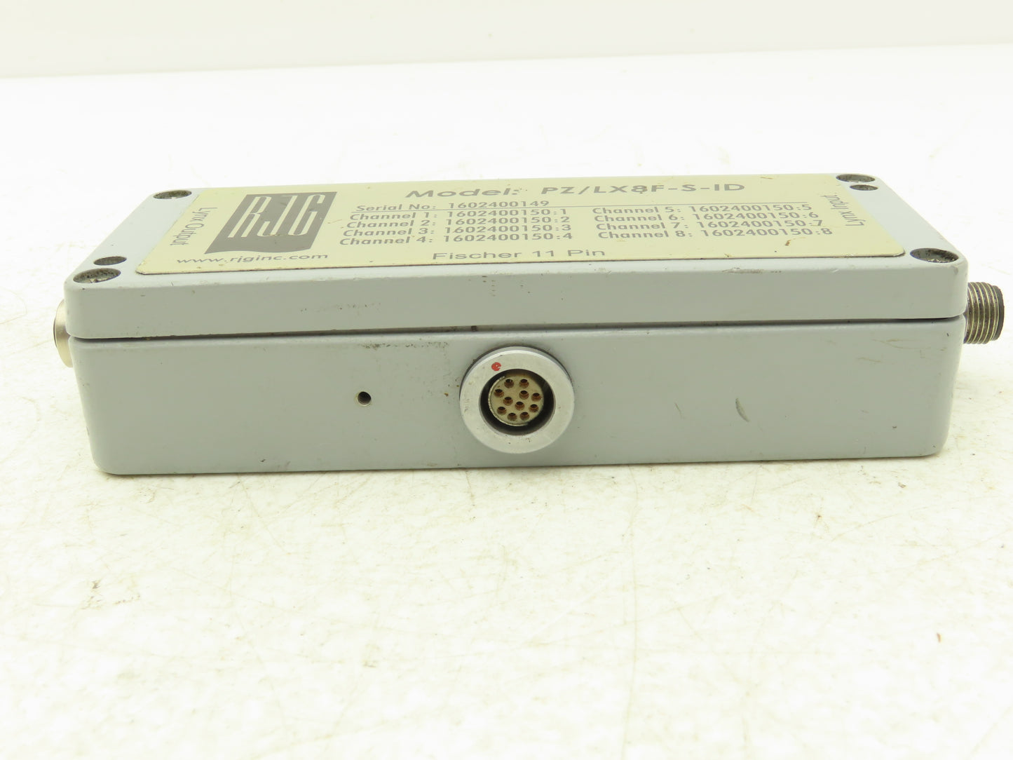 RJG PZ/LX8F-S-ID Vacuum Gauge Transducer Piezo Module 8 Channel