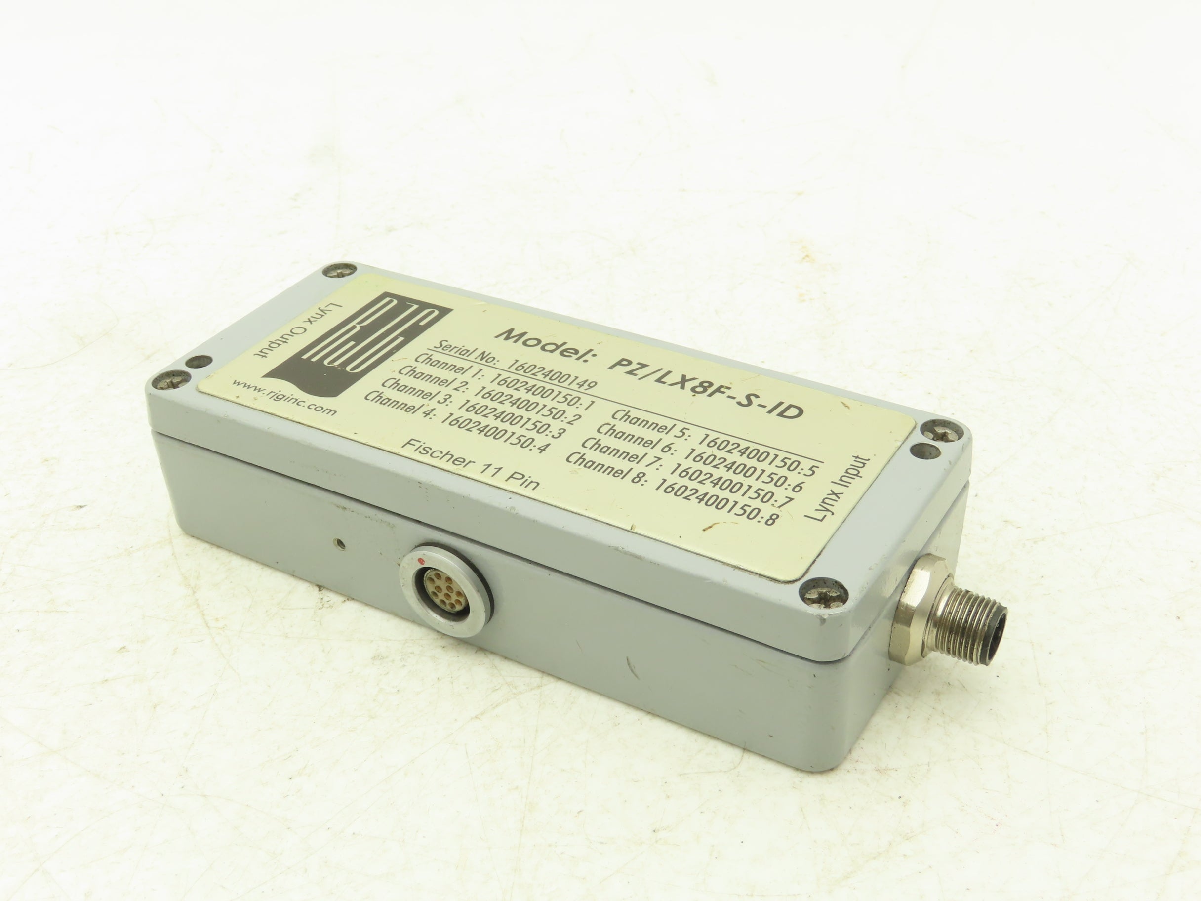 RJG PZ/LX8F-S-ID Vacuum Gauge Transducer Piezo Module 8 Channel – ARROW ...