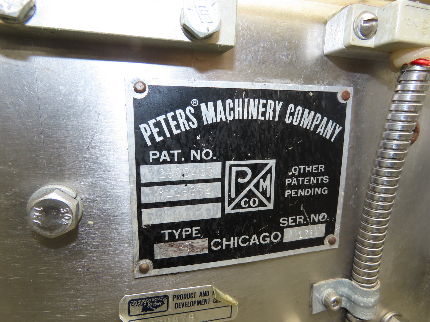 Peters Machinery Biscuit Cookie Capper Sandwich Machine 80"L 480V 3PH