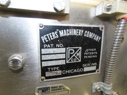 Peters Machinery Biscuit Cookie Capper Sandwich Machine 80"L 480V 3PH