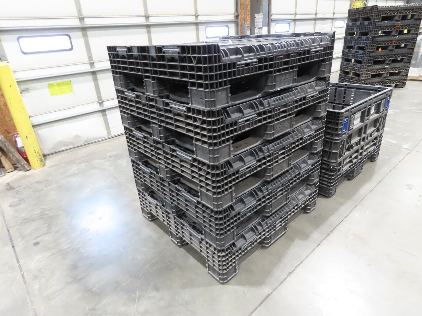 Orbis BulkPak Collapsible Bulk Container Bin 28.7 cu-ft 48 x 44.5" Stackable