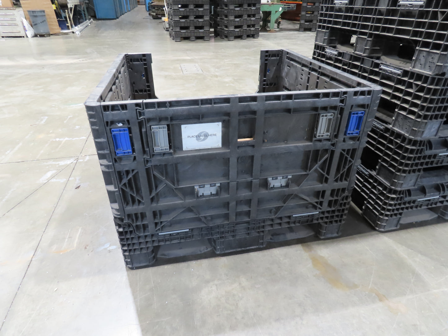 Orbis BulkPak Collapsible Bulk Container Bin 28.7 cu-ft 48 x 44.5" Stackable