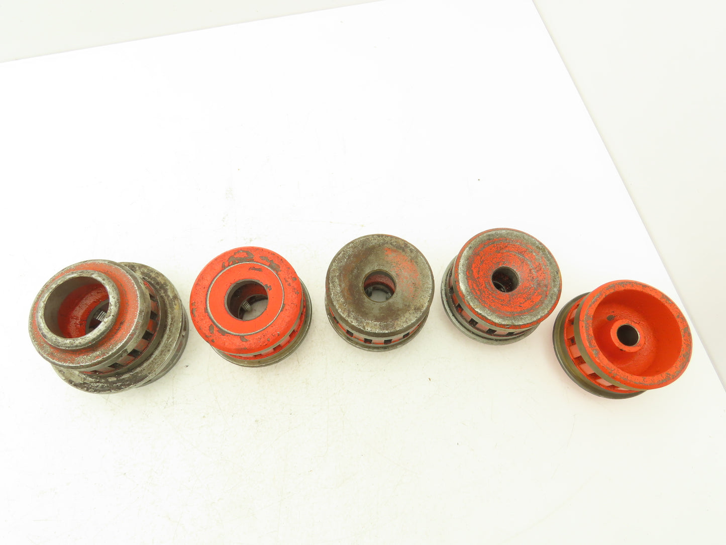 Ridgid 12-R Die Heads With Dies 5 Piece Set For Manuel Ratchet Threader