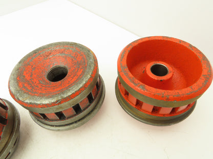 Ridgid 12-R Die Heads With Dies 5 Piece Set For Manuel Ratchet Threader