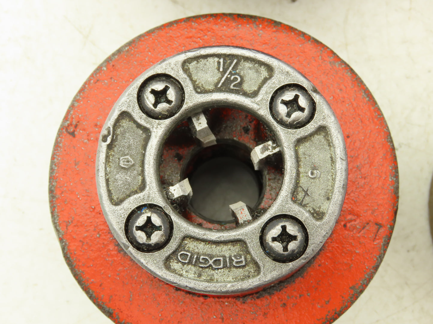 Ridgid 12-R Die Heads With Dies 5 Piece Set For Manuel Ratchet Threader