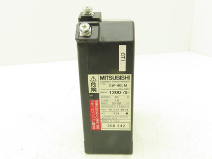 Mitsubishi CW-40LM Current Transformer 1200:5 Ratio 1100V 40VA