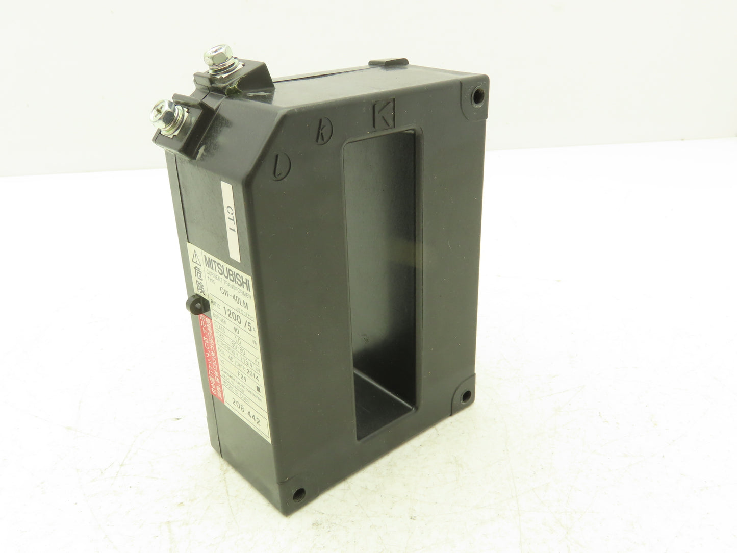 Mitsubishi CW-40LM Current Transformer 1200:5 Ratio 1100V 40VA