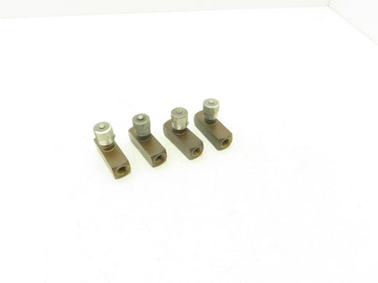 Parker PF400B In-line Flow Control Valve 1/4" NPT Brass 2000 PSI  Lot of 4