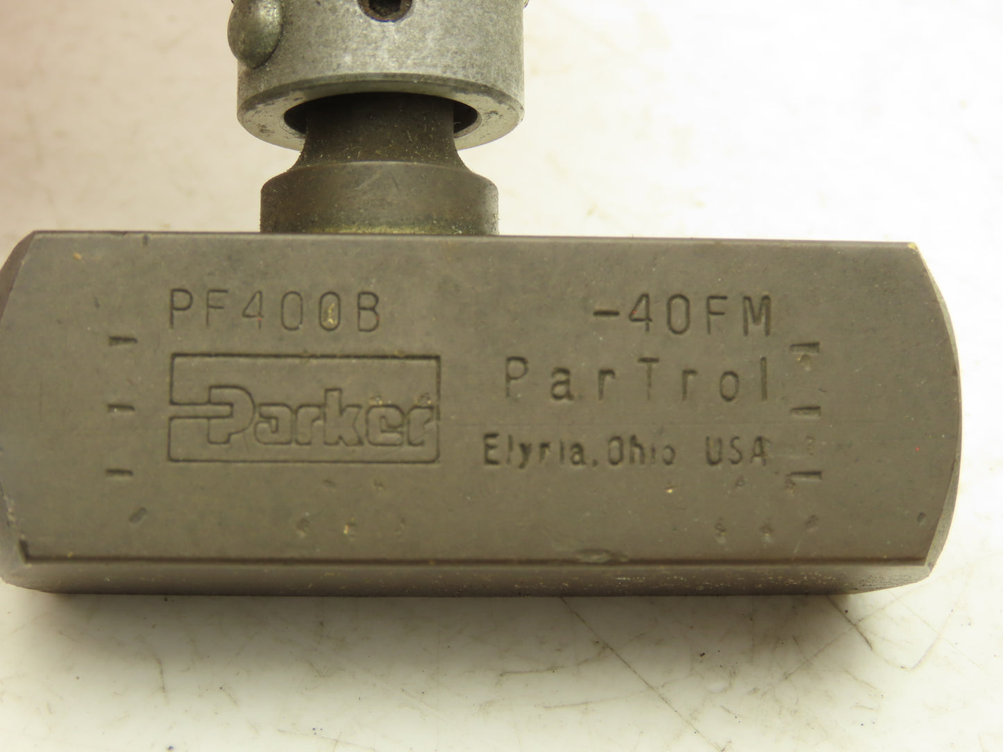 Parker PF400B In-line Flow Control Valve 1/4" NPT Brass 2000 PSI  Lot of 4