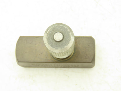 Parker PF400B In-line Flow Control Valve 1/4" NPT Brass 2000 PSI  Lot of 4