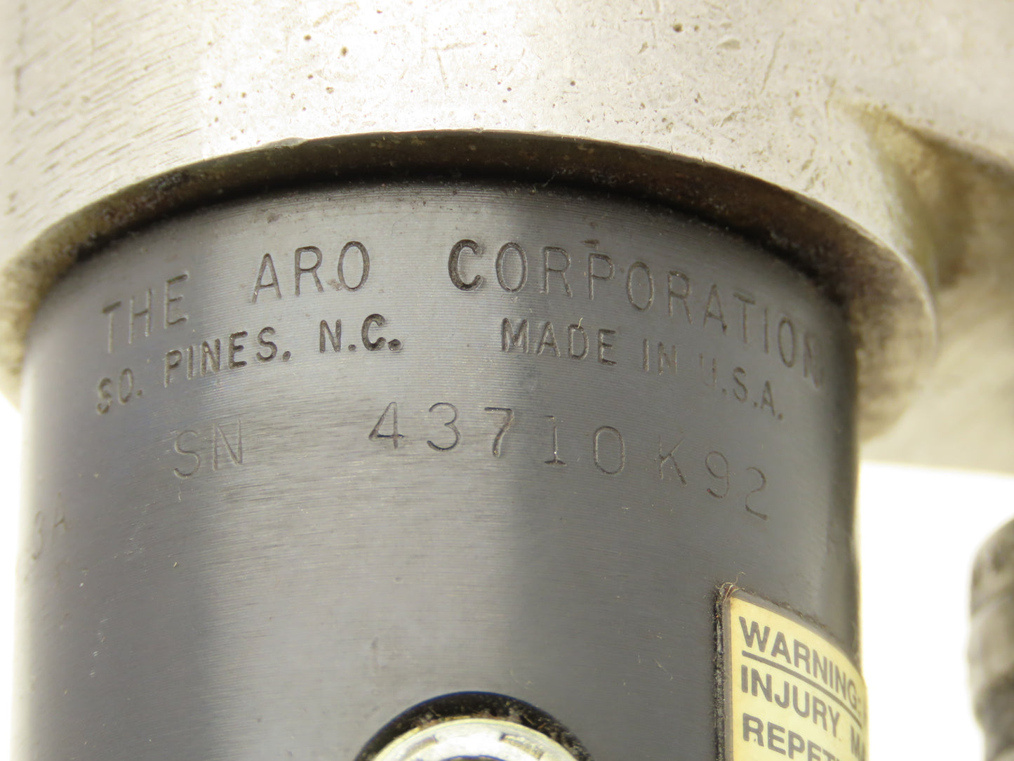 Aro 8229-3A Non Reversible Pneumatic Inline Motor Spindle 3/8"-24THD 1/4"NPT