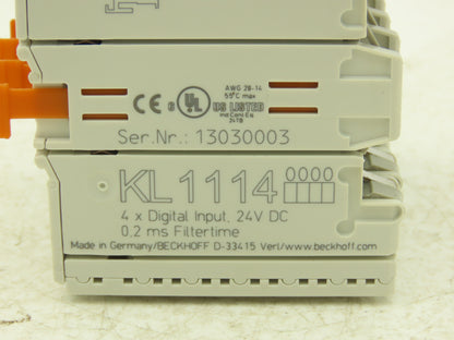 Beckhoff KL1114 Bus Terminal 8-channel digital output 24V Lot of 6