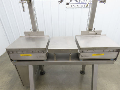 Chemtech Sanitary Dual Liquid Filling Weigh Station Scales 1" Tri-Clamp 115V