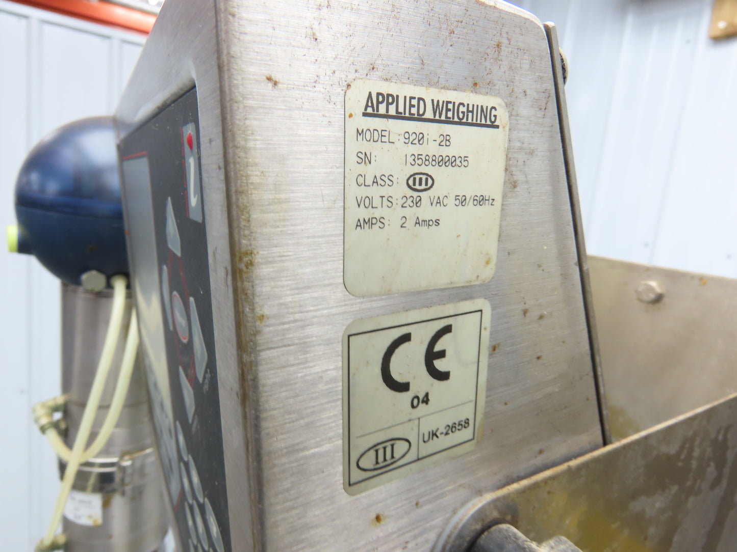 Chemtech Sanitary Dual Liquid Filling Weigh Station Scales 1" Tri-Clamp 115V