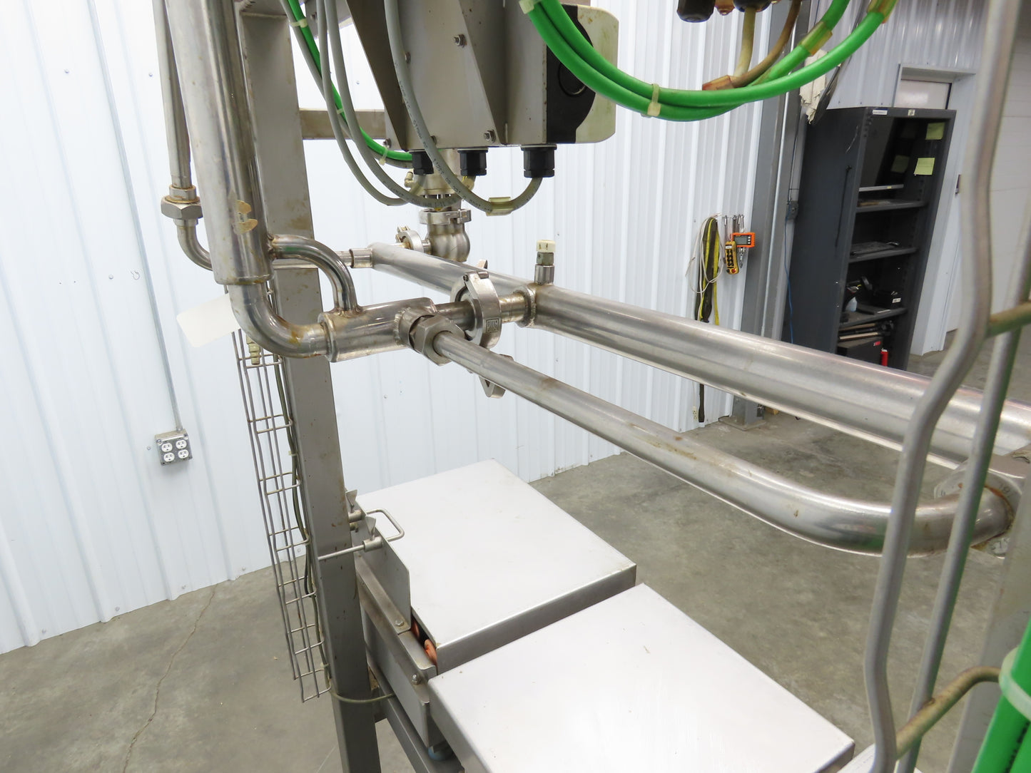 Chemtech Sanitary Dual Liquid Filling Weigh Station Scales 1" Tri-Clamp 115V