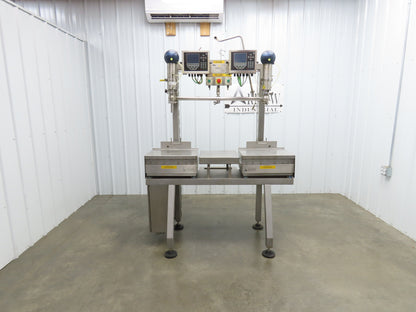 Chemtech Sanitary Dual Liquid Filling Weigh Station Scales 1" Tri-Clamp 115V