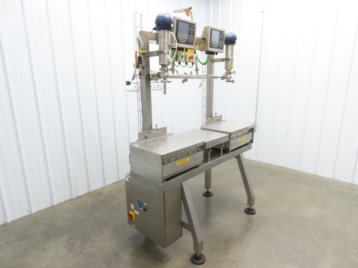 Chemtech Sanitary Dual Liquid Filling Weigh Station Scales 1" Tri-Clamp 115V