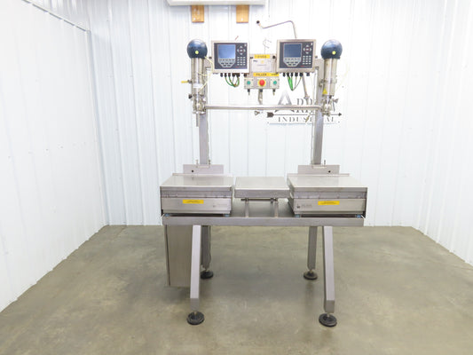 Chemtech Sanitary Dual Liquid Filling Weigh Station Scales 1" Tri-Clamp 115V