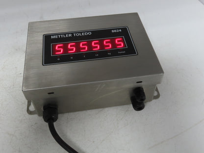 Mettler Toledo 8624 Digital Scale Indicator Readout 120VAC With 5' Cord