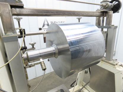 Sollich WEB/WE400 Food Grade Slab Former Compression Cooling Roller 13.75"W 480V