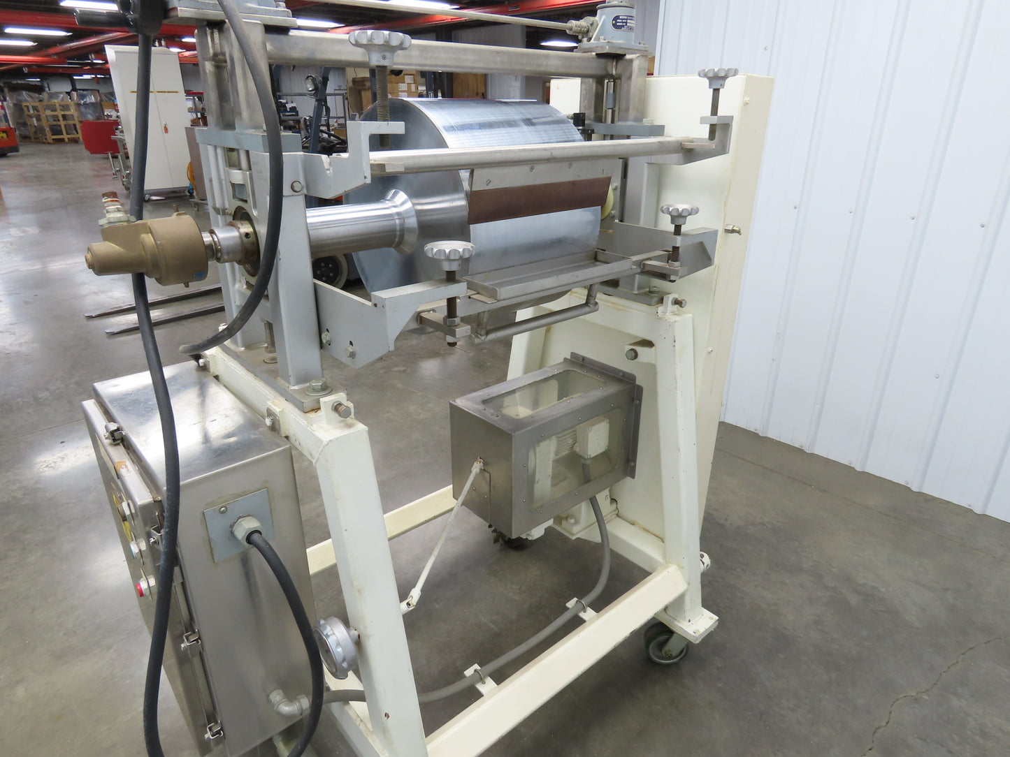 Sollich WEB/WE400 Food Grade Slab Former Compression Cooling Roller 13.75"W 480V