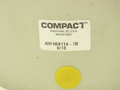 Compact ARFH5X114-TR Pneumatic Cylinder 5" Bore x 1.25" Stroke Double Acting