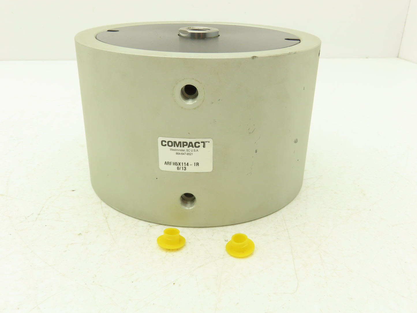 Compact ARFH5X114-TR Pneumatic Cylinder 5" Bore x 1.25" Stroke Double Acting