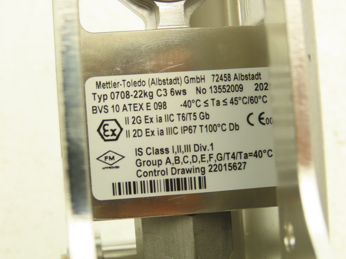 Mettler Toledo PBA430-A15 Digital Scale Base With Load Cell 0708