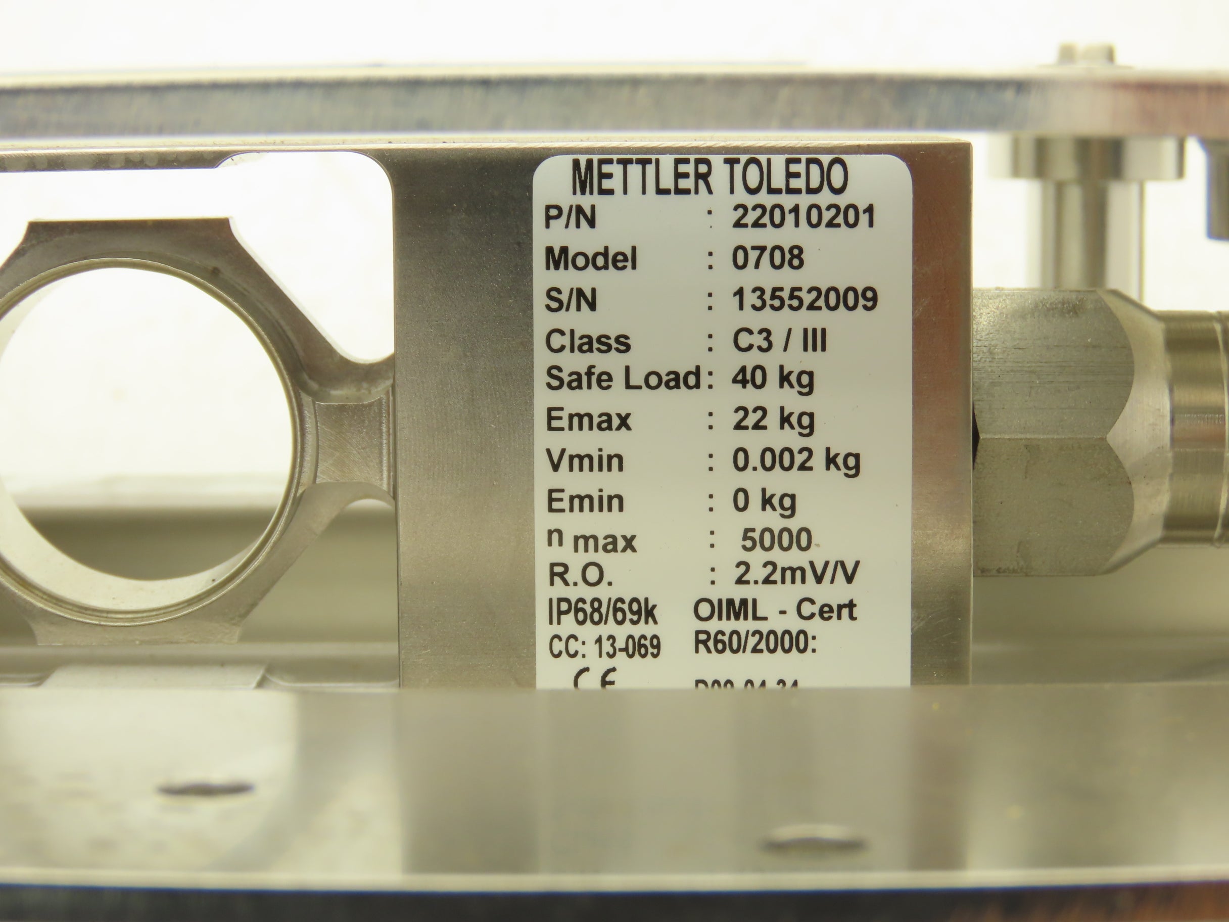 Mettler Toledo PBA430-A15 Digital Scale Base With Load Cell 0708 ...