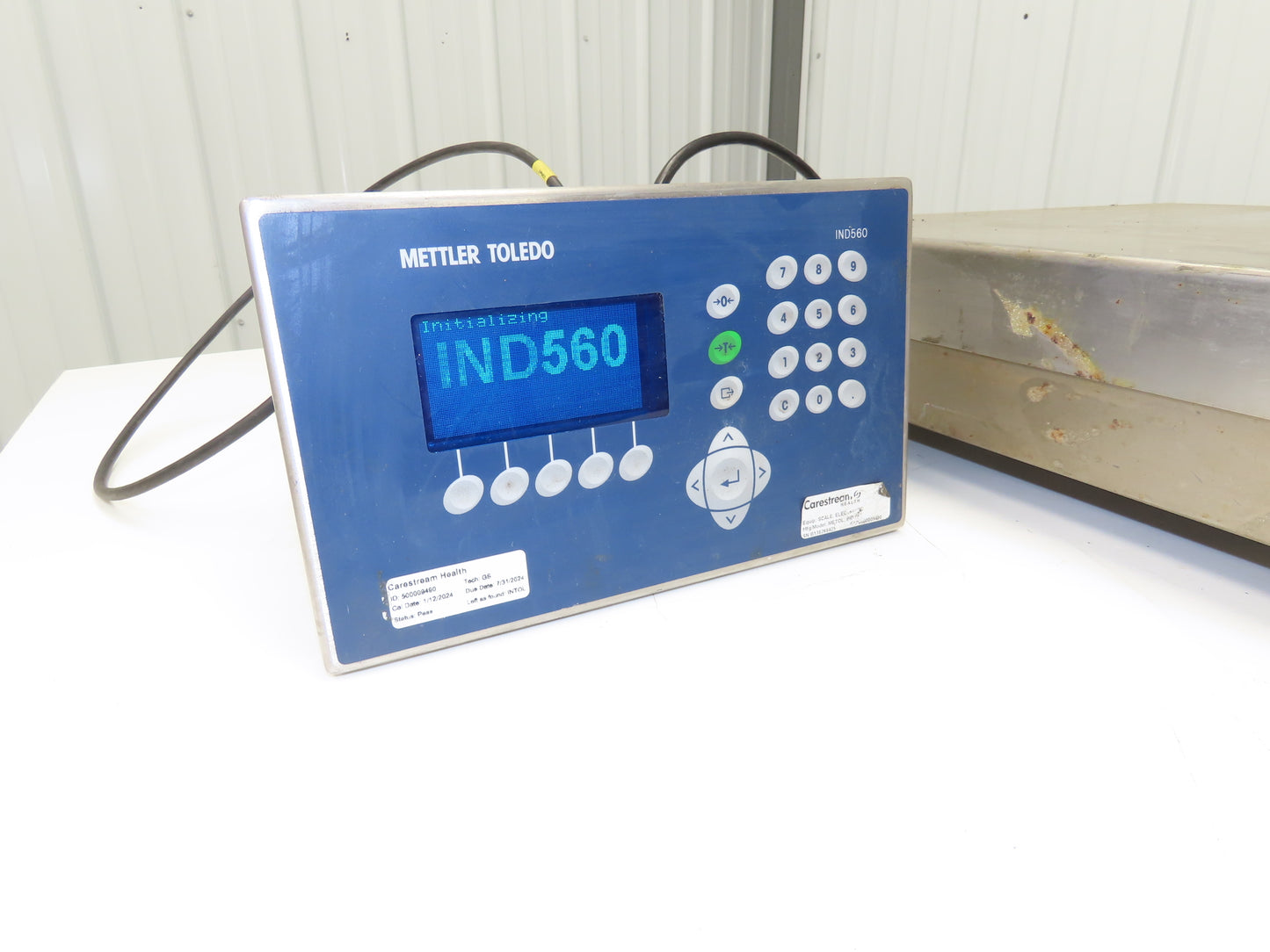 Mettler Toledo KB60S.2 Digital Scale With 15.75X19.5" Base 120VAC IND560 Harsh