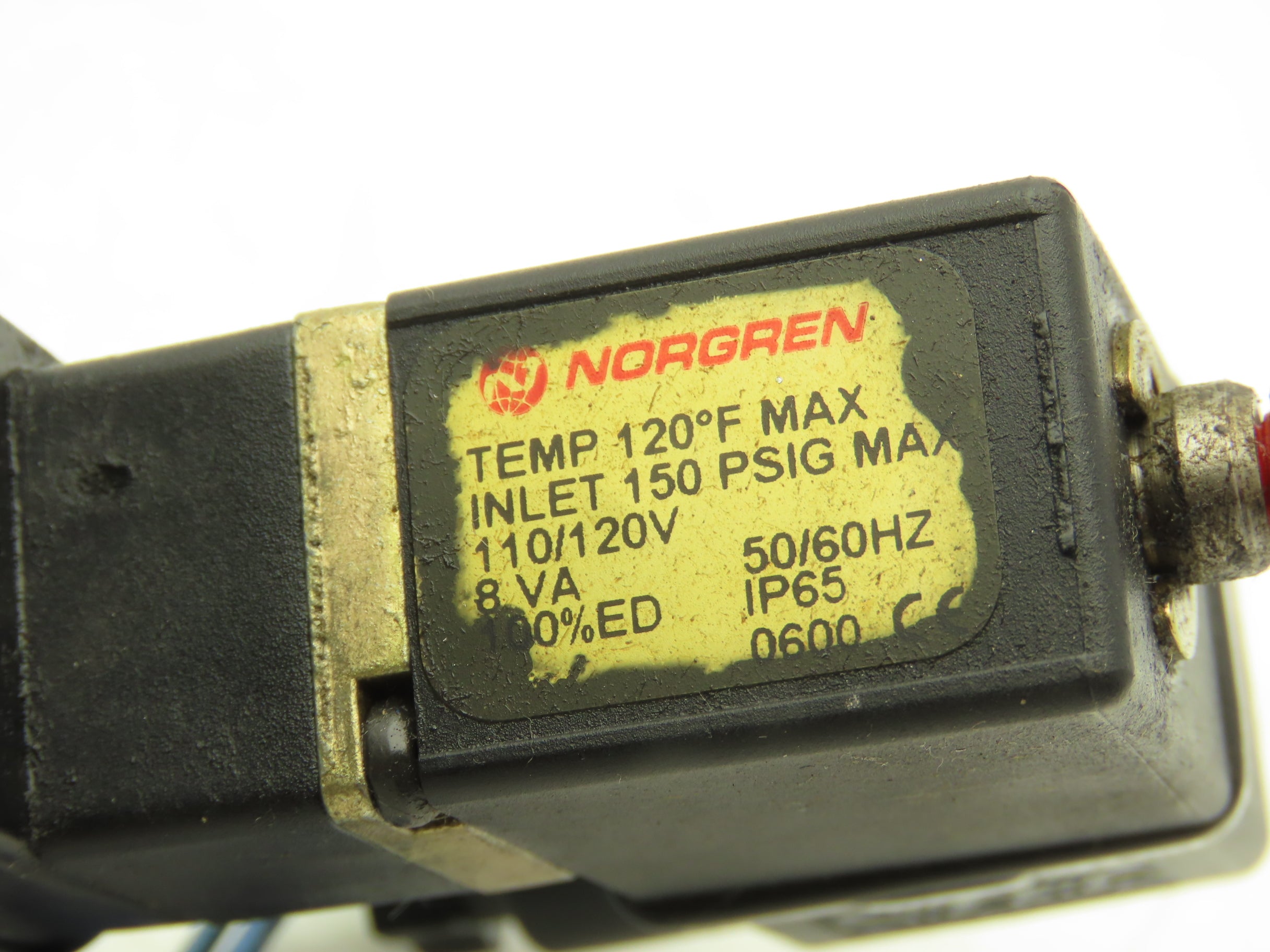 Norgren K71EA00KS6KV2 Inline Solenoid Valve 5/2 Locking 120VAC 1.50 PS ...