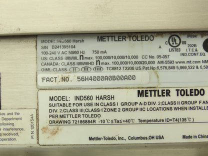 Mettler Toledo KA32S Digital Scale With 15.75X19.5" Base 120VAC IND560 Harsh