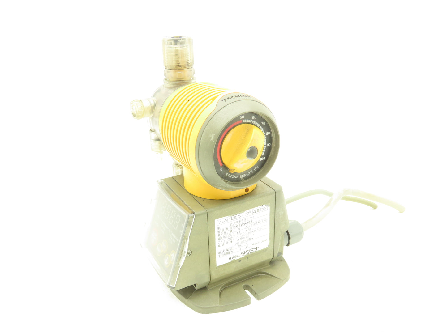 Tacmina PW-60-VTCF-HWJ Diaphragm Solenoid Metering Pump 60mL/Min 100-240V