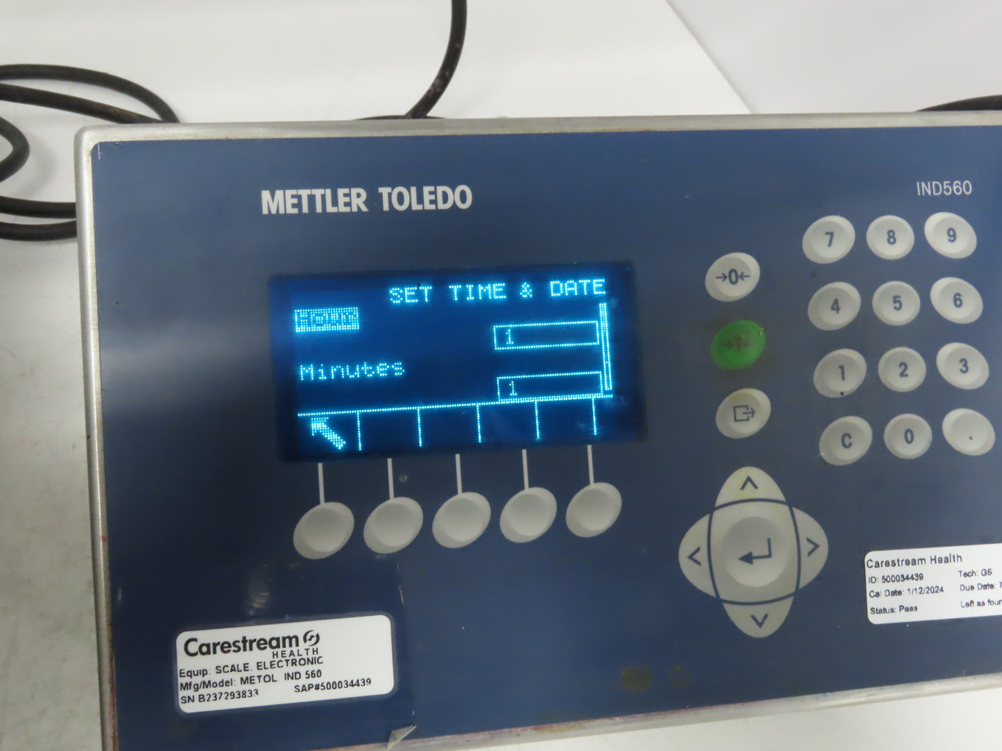 Mettler Toledo KA32S Digital Scale With 15.75X19.5" Base 120VAC IND560 Harsh