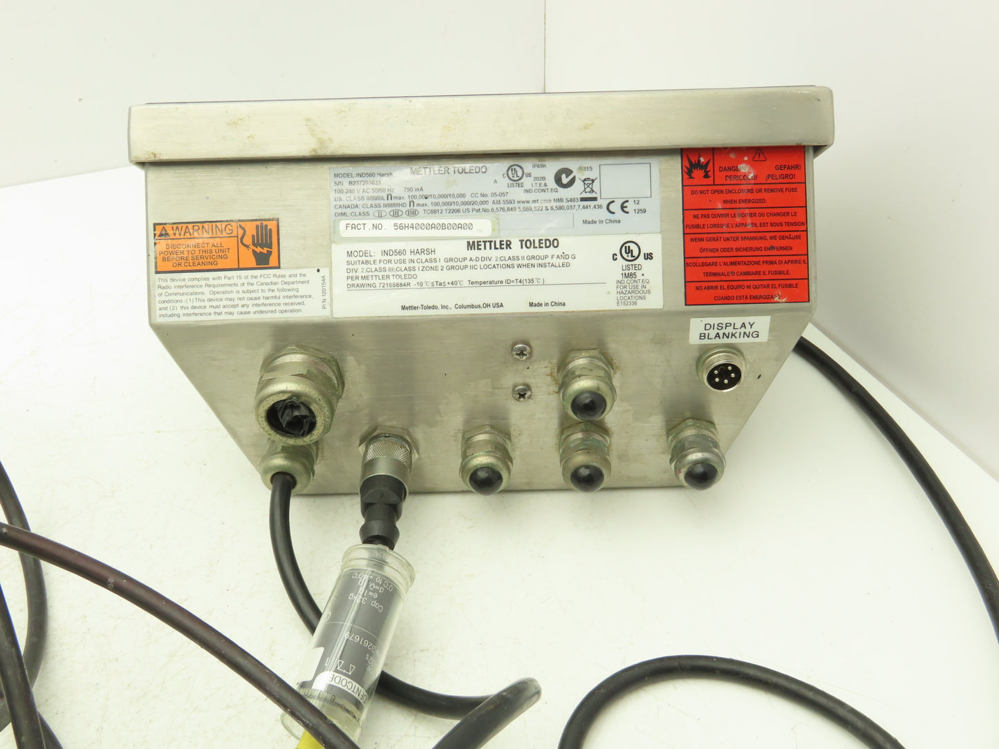 Mettler Toledo KA32S Digital Scale With 15.75X19.5" Base 120VAC IND560 Harsh