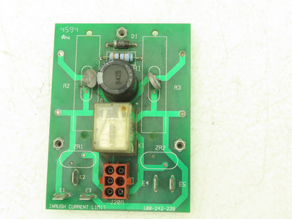 Branson Ultrasonics 100-242-228 PCB Inrush Current Limit Board 900 Series Welder
