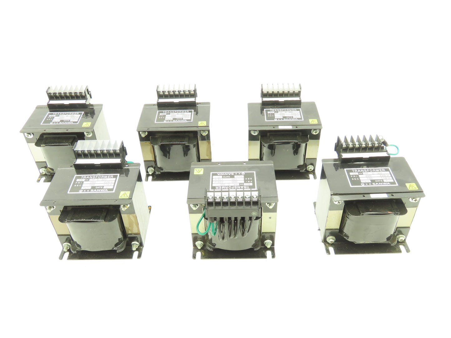 Sanwa E300 Step-Down Power Transformer 300VA Pri 200-220V Sec 100-110V Lot of 6