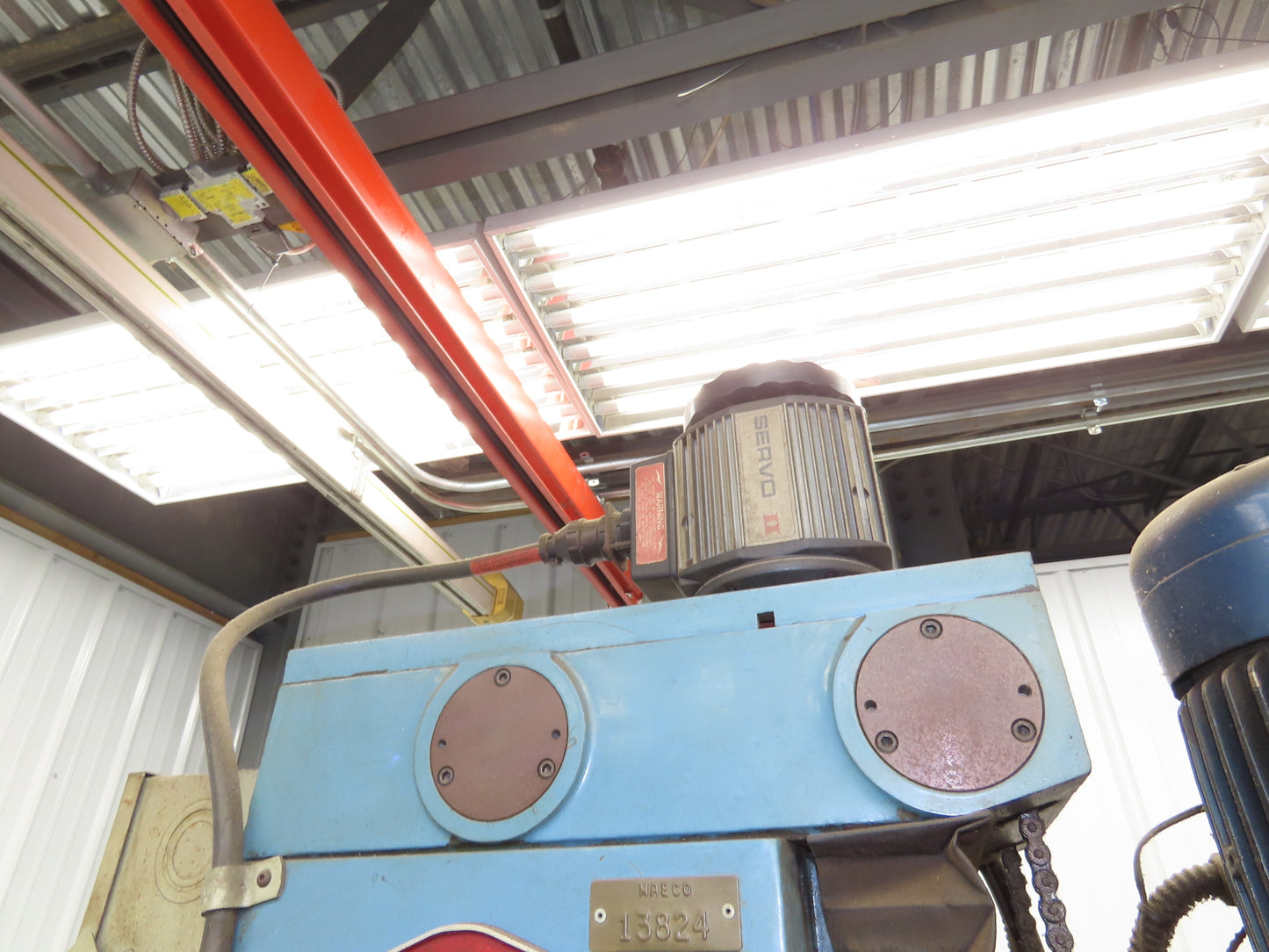 Servo Servo II Knee Mill Milling Machine 10X54" Bed 5Hp 240VAC 3Ph *Read