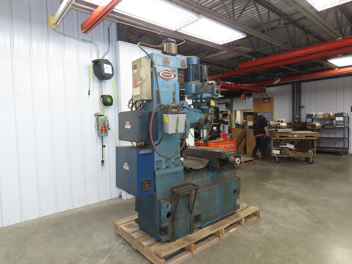 Servo Servo II Knee Mill Milling Machine 10X54" Bed 5Hp 240VAC 3Ph *Read