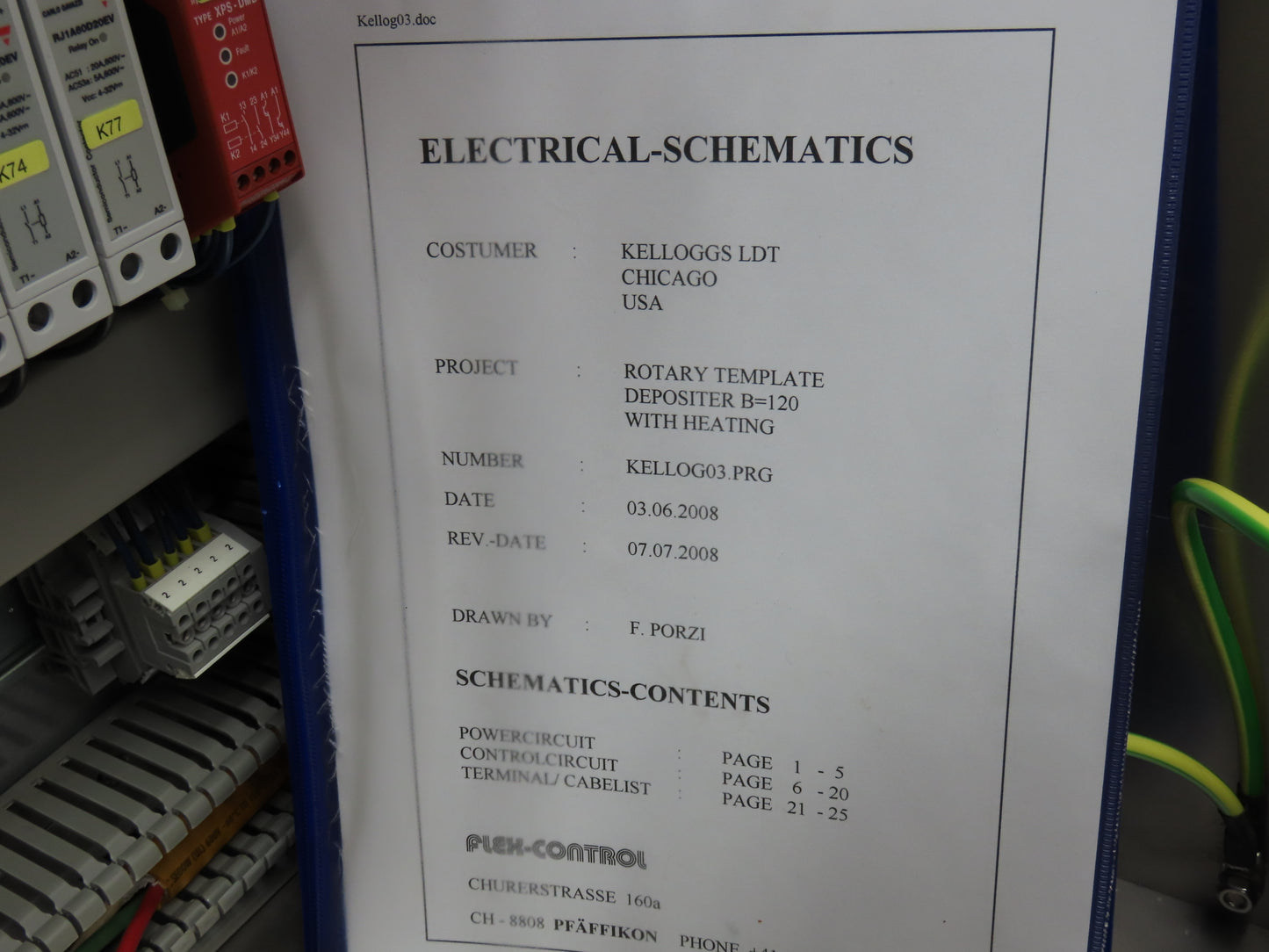 Reisdorf RST300/500 Template Depositor Cookie Dough Scraper Stencil Machines