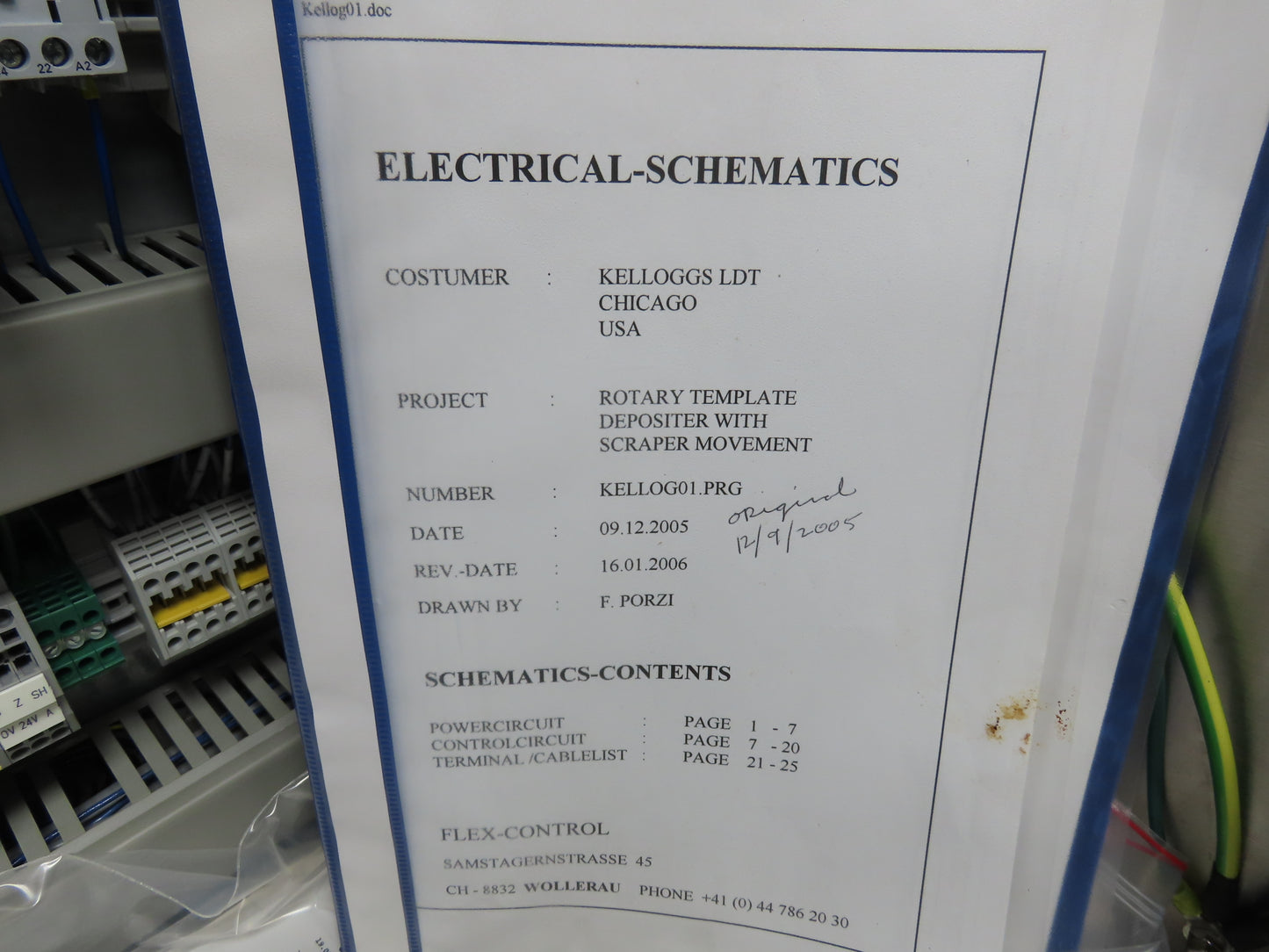 Reisdorf RST300/500 Template Depositor Cookie Dough Scraper Stencil Machines