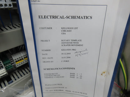 Reisdorf RST300/500 Template Depositor Cookie Dough Scraper Stencil Machines